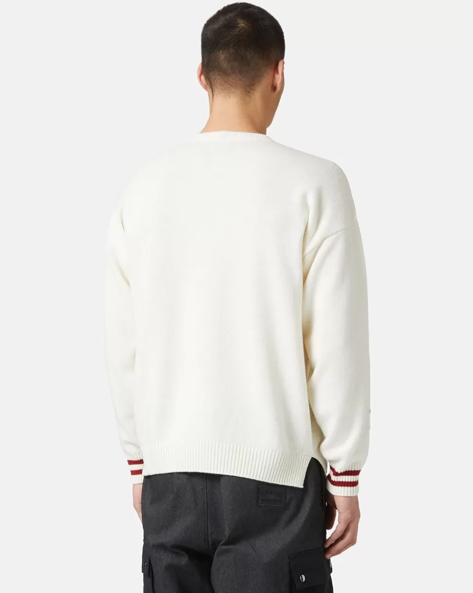 Iceberg Wool Blend Sweater With Logo | Knitwear