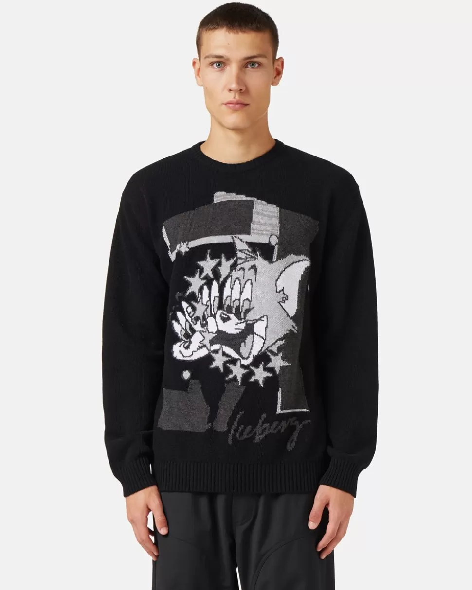 Iceberg Wool Sweater With Cartoon | Knitwear